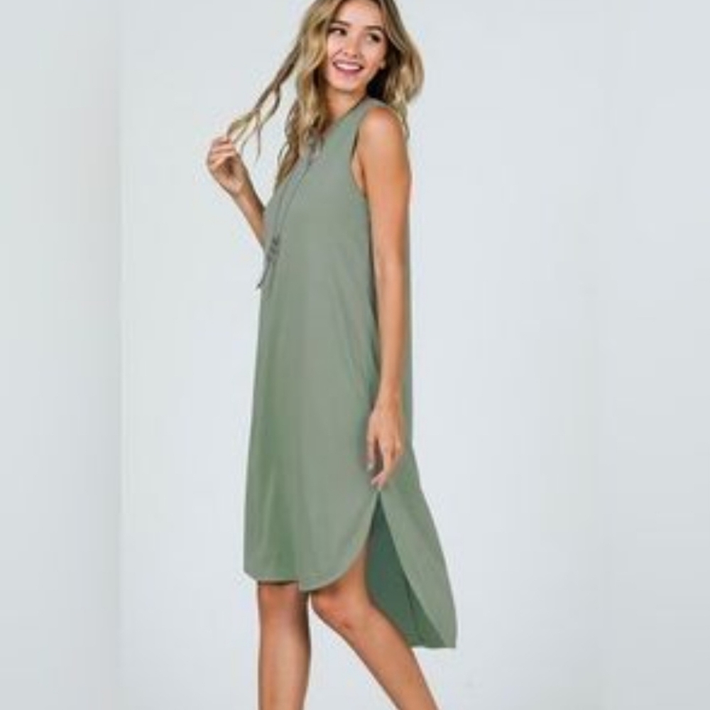 NWT Aerie midi linen dress, size XS